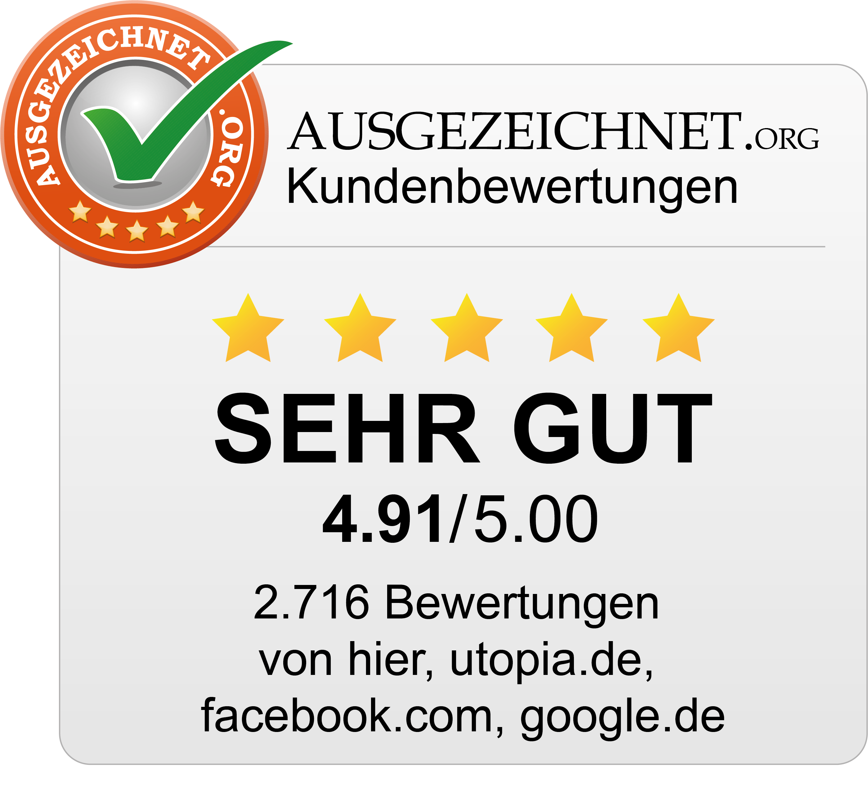 ausgezeichnet.org-Label